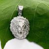 HIP Hop Lion Head Pendant Necklaces Men's Gold Color Punk Animal Jewelry