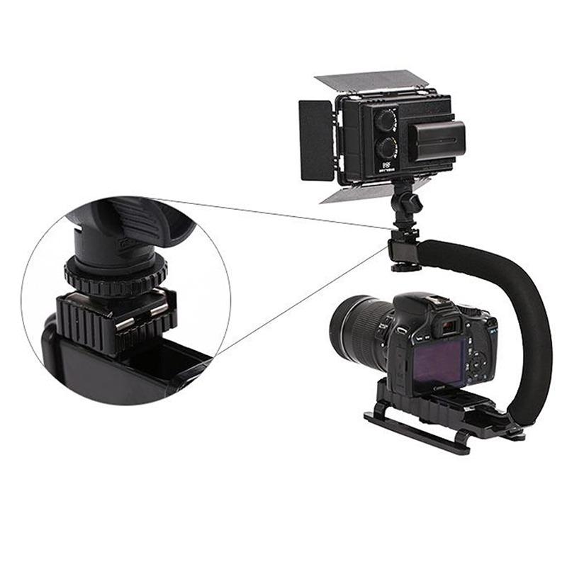 Vaorwne DV Hand Held C-Shaped Shooting Video Stabilizer Hand-held Low Frame Flash Stands Stabilizer Vaorwne DV Hand Held C-Shaped Shooting Video Stabilizer Hand-held Low Frame Flash Stands Stabilizer