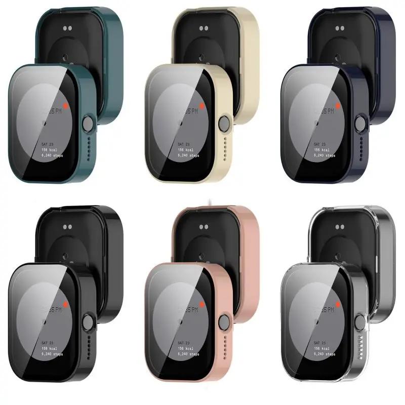 Härdat glasfodral för CMF By Nothing Watch Pro(D395) Samrtklockarmband Fulltäckande Stötfångare Skyddsskal Skärmskydd