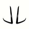 Tesla Model 3 Y 2017 2018 2019-2023 Glossy Black/Carbon Look Car Front Bumper Fog Light Frame Spoiler Decoration Body Kit