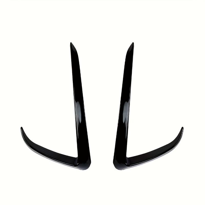 Tesla Model 3 Y 2017 2018 2019-2023 Glossy Black/Carbon Look Car Front Bumper Fog Light Frame Spoiler Decoration Body Kit
