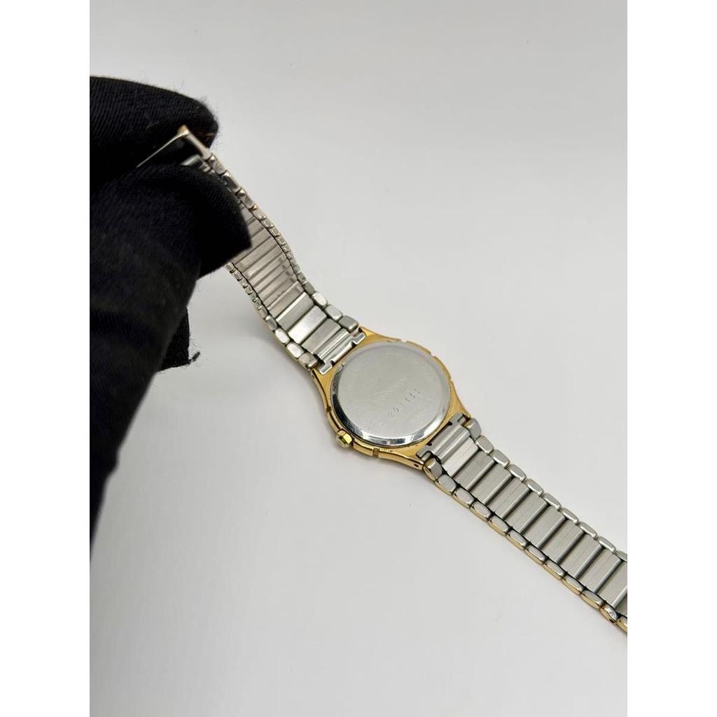 Used YVES SAINT LAURENT Yves Saint Laurent QZ Gray Dial Watch Combi