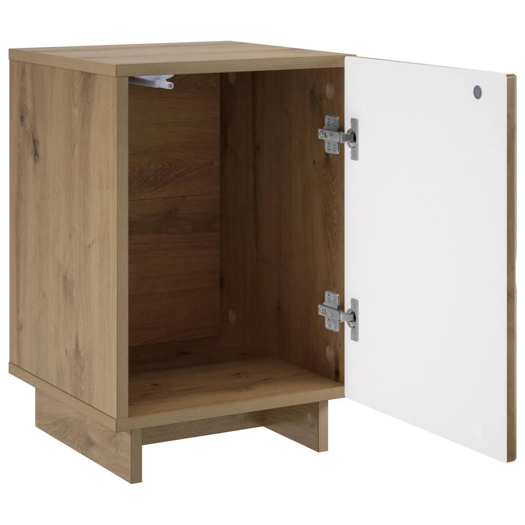 Nightstand 2 Pcs. Artisan Oak 33.5 X 34.5 X 50 Cm