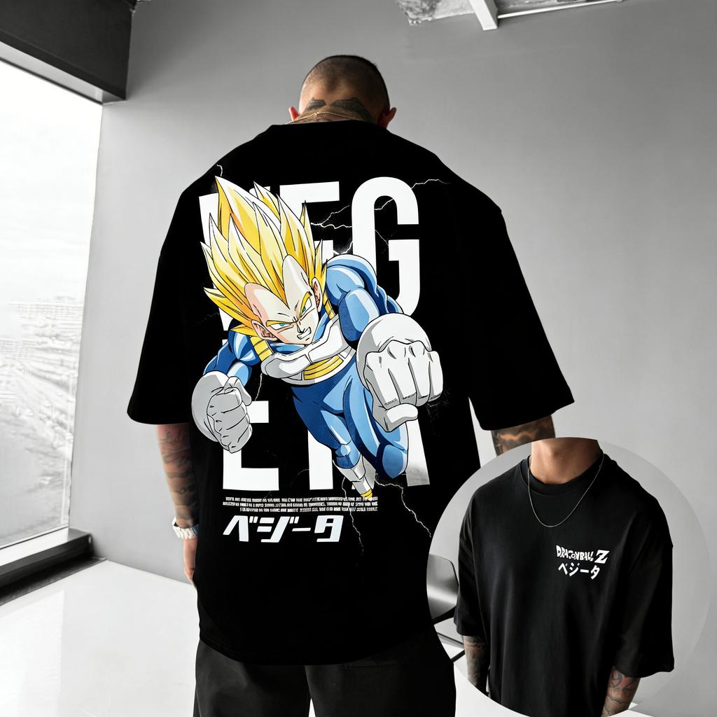 Dragon Ball Anime Goku Kulatý výstřih Krátký rukáv 2026 Bandai Léto Pánské Sportovní Volné a Prodyšné Bavlněné Tričko