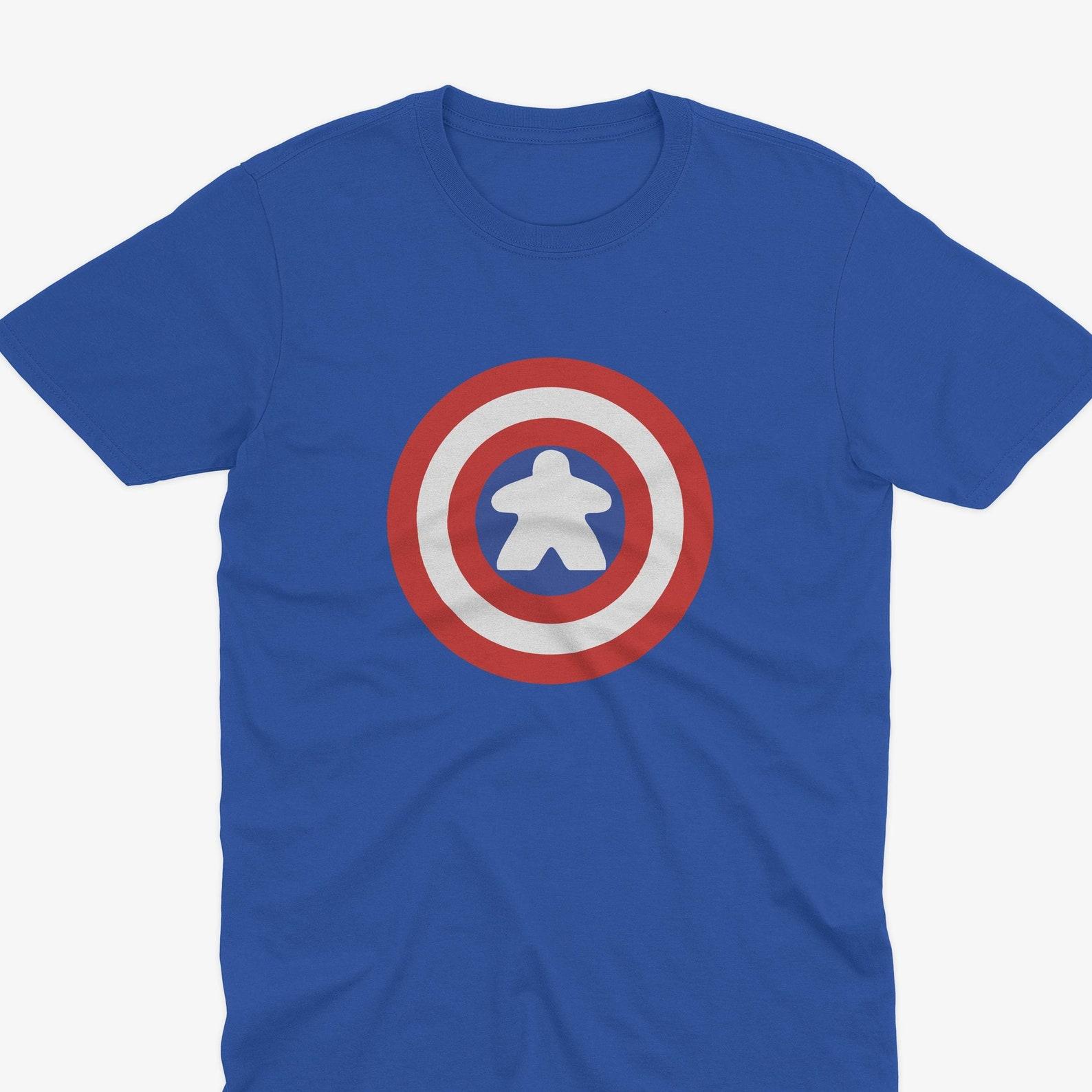 CAPTAIN MEEPLE T-Shirt, Funny Catan T-Shirt, Catan T-Shirt, Board Games, Carcassonne T-Shirt, Board Games T-Shirt, Board Game Gift S