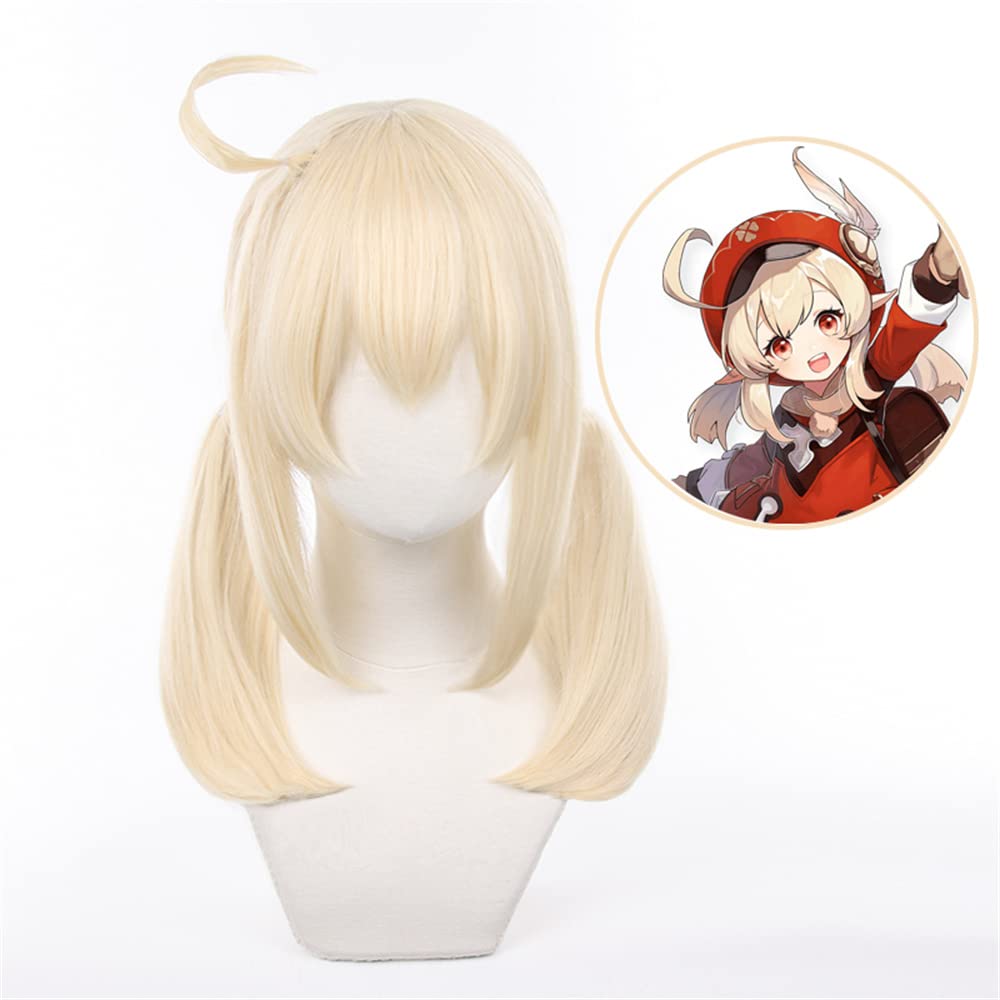 Akixen Genshin Clay Wig Cosplay Anime Hairnet Fashion Present Event Halloween Christmas Heat Resistant Disguise Costume School Festival Cultural