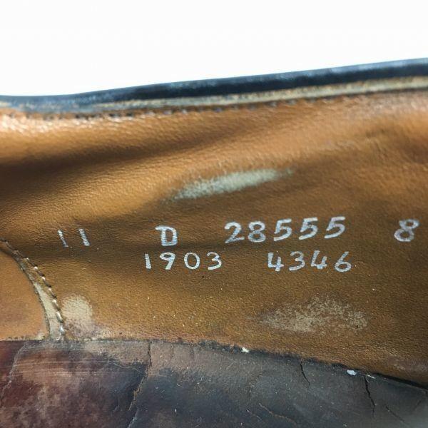 Allen Edmonds Chester USA Made Full Brogue Wingtip Shoes Black Size 11D / 28.5-29.0cm(USED)