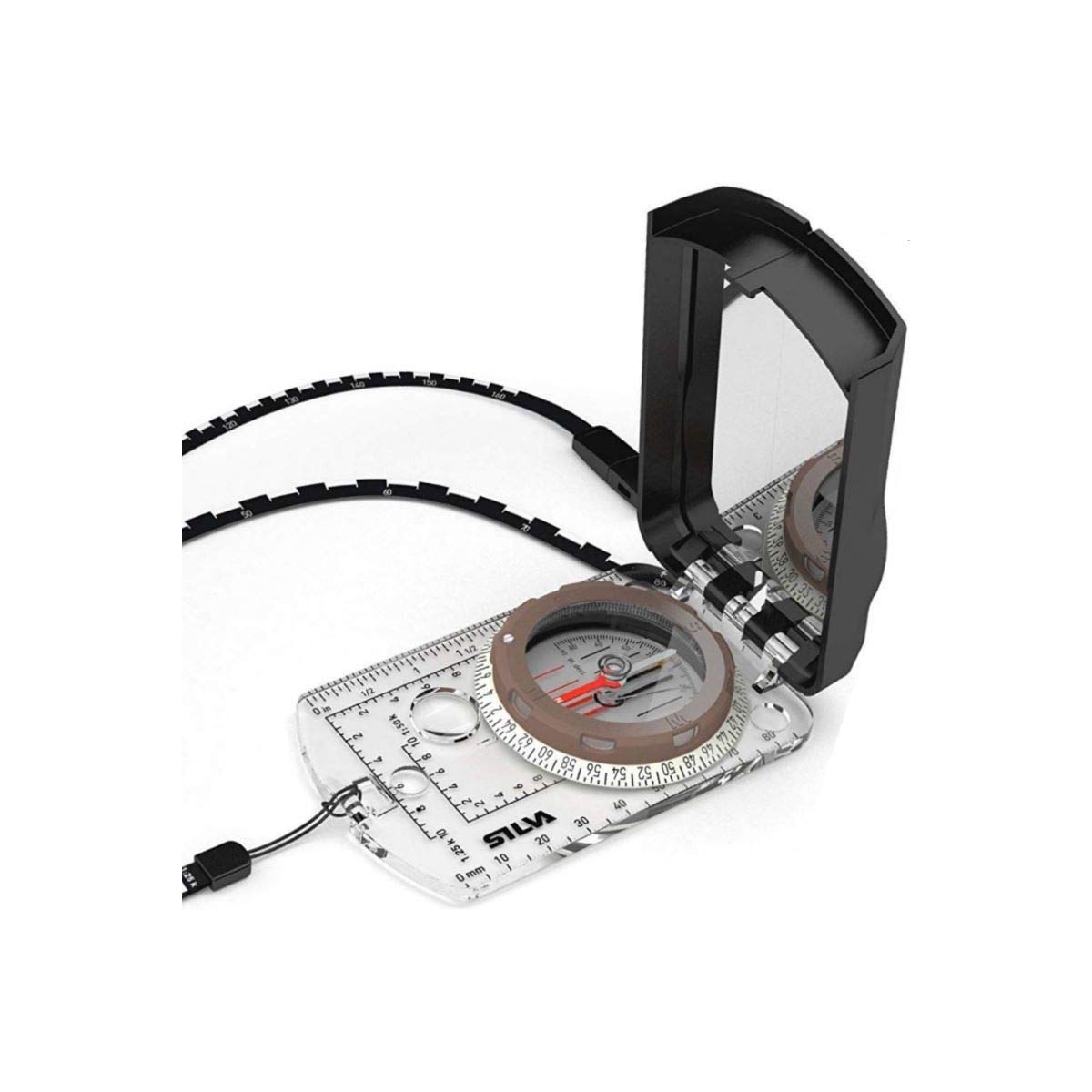 

SILVA Compass Model 16DCL 6400 градусов mil японский оригинальный продукт mil/360 (с масштабом)