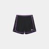 Kapedeusaikeulliseuteu Lorian Active Running 2 In 1 Shorts Black Purple Women'S