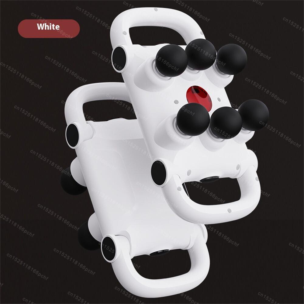Fascia Gun 6-Head Muscle Massage Gun Professional Body Leg Back Shoulder Waist Fascia Gun High Frequency Vibration Massager Gun