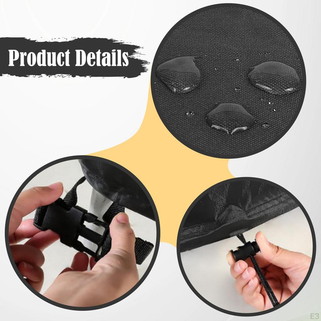 Table Cover Dustproof Weatherproof Oxford Cloth Outdoor Toys for Picnic Tables with Umbrella