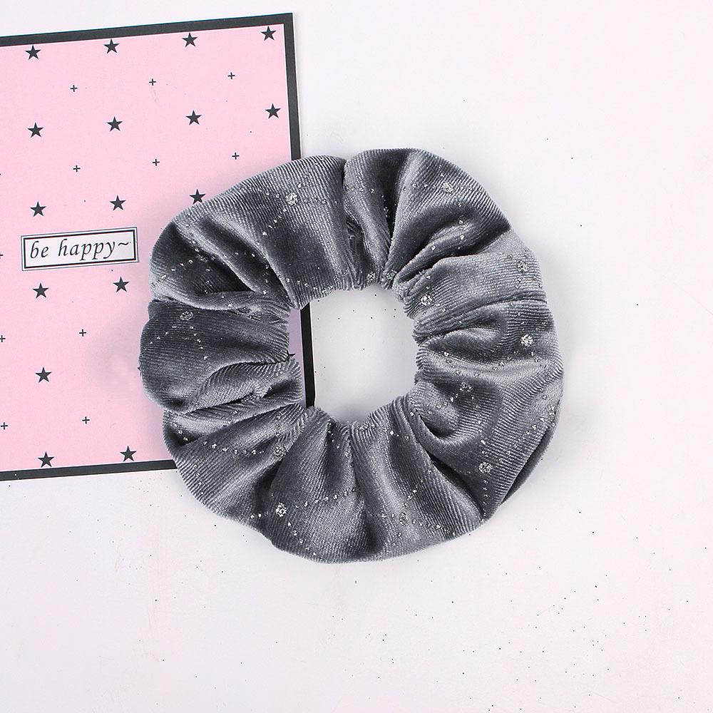 Velvet Nail Pearl Scrunchie Women Elastic Hair Rubber Bands Accessories Gum For Women Girls Ties Hair Ring Rope Ponytail Holder