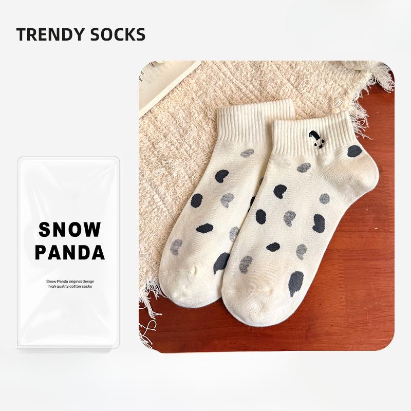 Women's Summer Thin New Low Top Sweat Absorbing Stripe Cute Short Tube Boat Socks