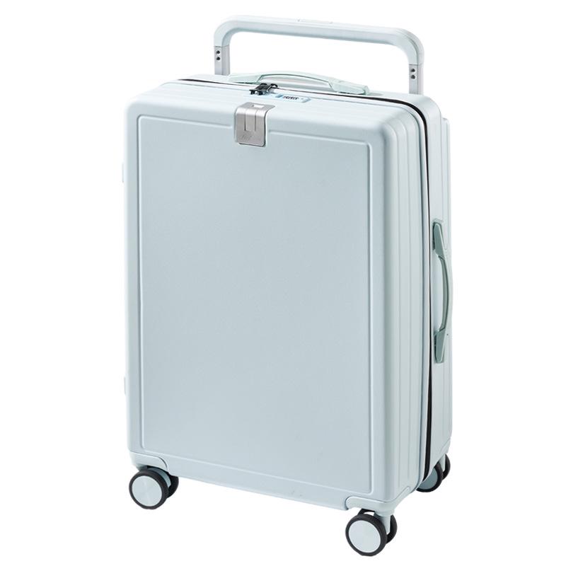 20-Inch Lightweight Carry-On Suitcase with Wide Handle & Silent Wheels, Combination Lock, Unisex Travel Companion