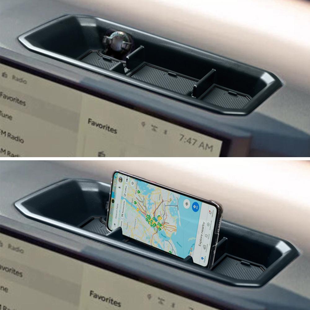 Taca organizer na deskę rozdzielczą Dla Toyota Tundra 2025-2025 Dla Toyota Sequoia 2025-2025 Panel deski rozdzielczej Stolik konsoli środkowej Pudełko do przechowywania