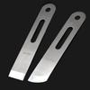 WUTA Leather Craft Oblique Leather Blade DIY Craft Tool Oblique Knife, Knife, Width Approx. 35mm, (Right + Straight)