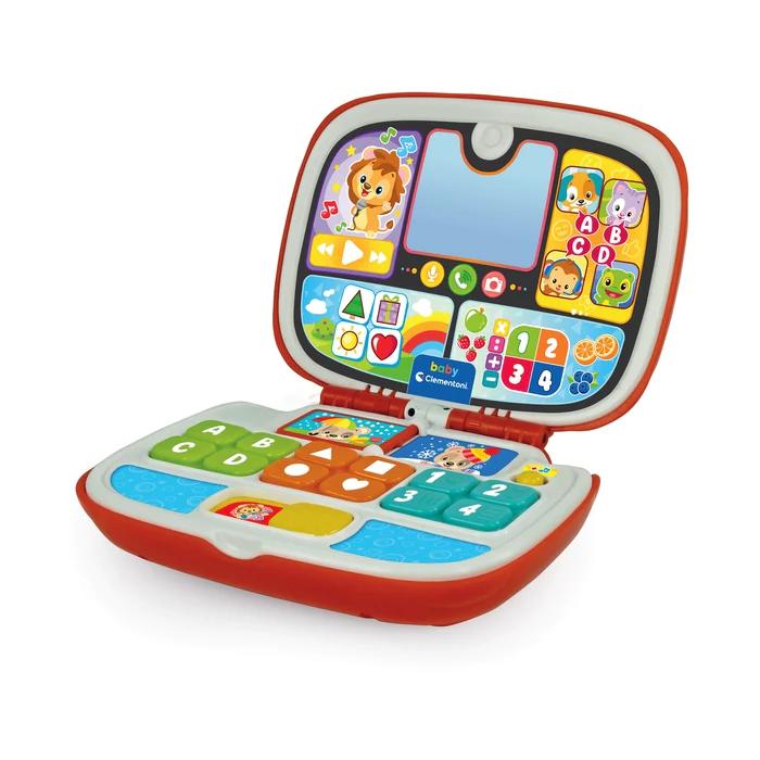 Kacperek. Počítač na písmená a čísla. Detský notebook. Clementoni 50716