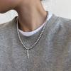 Fashion Imitation Pearl Wrapped Necklace Double Layer Magnetic Buckle Neck Chain Choker Necklace Jewelry Gift Wholesale