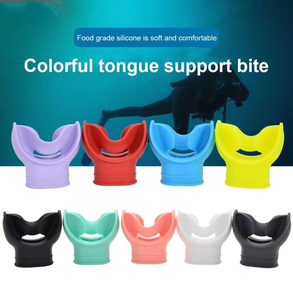 Tongue Support Diving Regulator Mouthpiece Comfortable Diving Mouthpiece  Water Sports