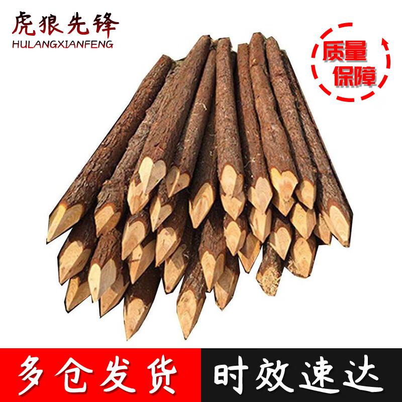 Sharpened Pine Wood Pile