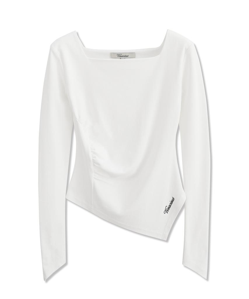 VIVACIOUS Ahiel Shirred Long Sleeve_2 Colors