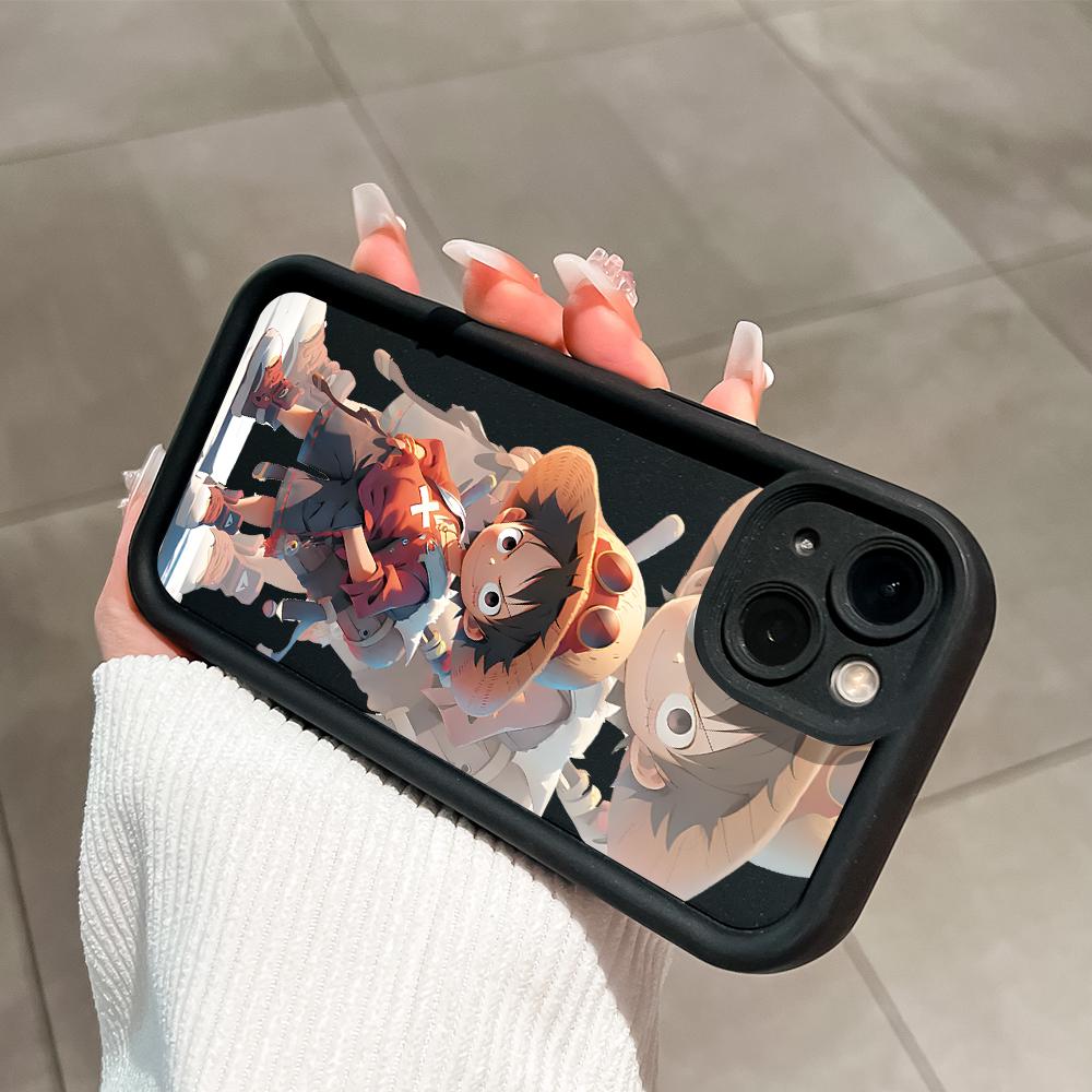 Scări pătrate din silicon moale, model de desene animate, acoperire completă, protecție pentru cameră, husă rezistentă la șocuri pentru iPhone Infinix Tecno Vivo