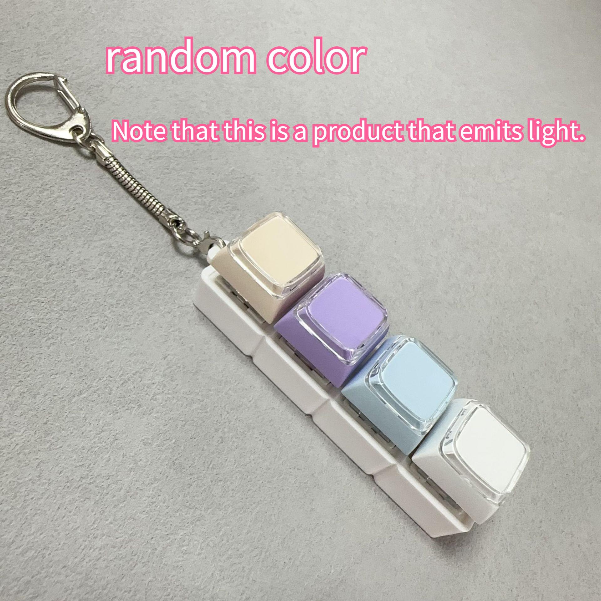 

Fully Transparent Mechanical Keyboard – Includes Replacement Keycaps, Crisp Shaft Sound, ABS Decor, Random White Base