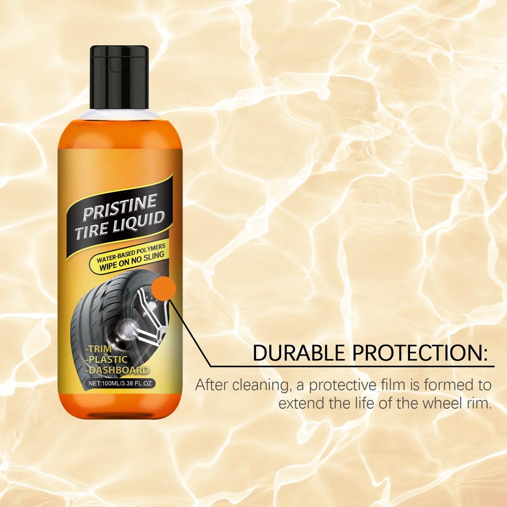 Car Tire Cleaner Car Tire Cleaning, Decontamination, Descaling Tire Cleaner 100ml