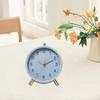 Elegant Quiet Quartzs Alarm Clock with Warm Yellow Nightlight for Peaceful Sleep Suitable for Home and Office Decors