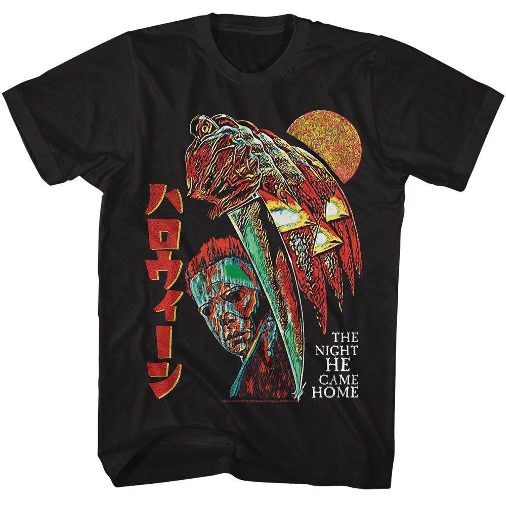 

Halloween - Japan - American Classics - Solid Black Adult Short Sleeve T-Shirt S