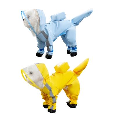 Pet Dog Raincoats Suitable for Large, Medium and Small Dog Reflective Windproof and Waterproof Puppy Rainwear