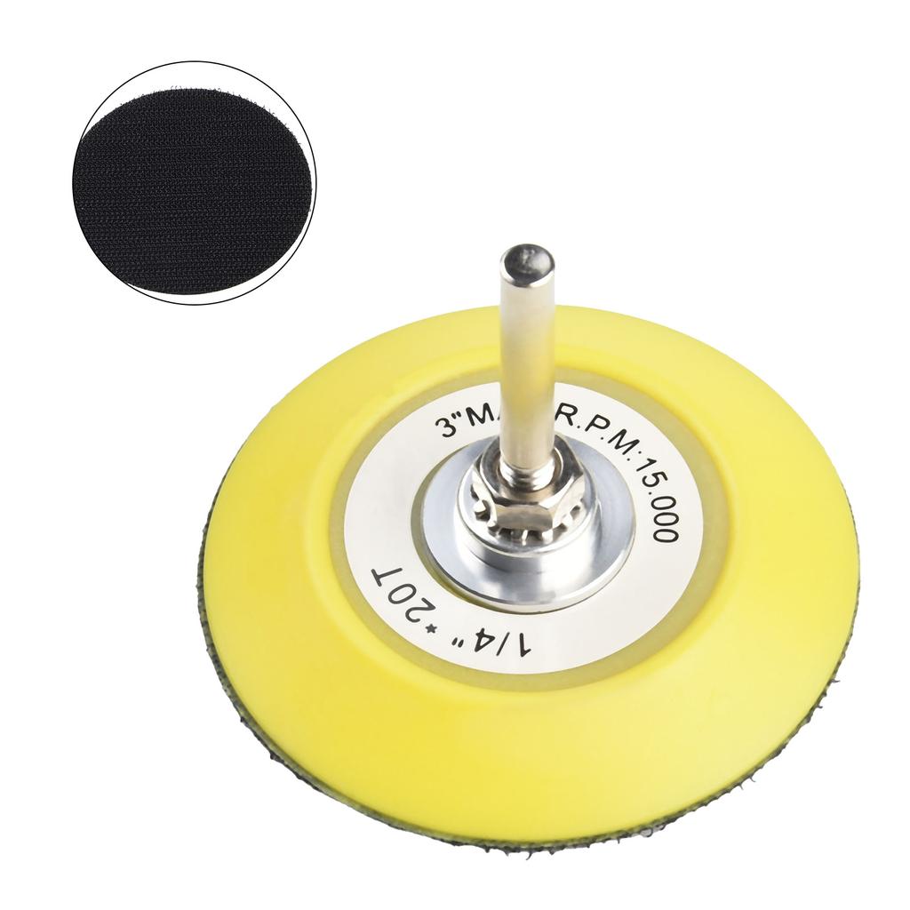 3Inch 75mm Polishing Sanding Disc Backing Pads Hook And Loop Backing Plate For Pneumatic Sander Grinding Abrasive Tools