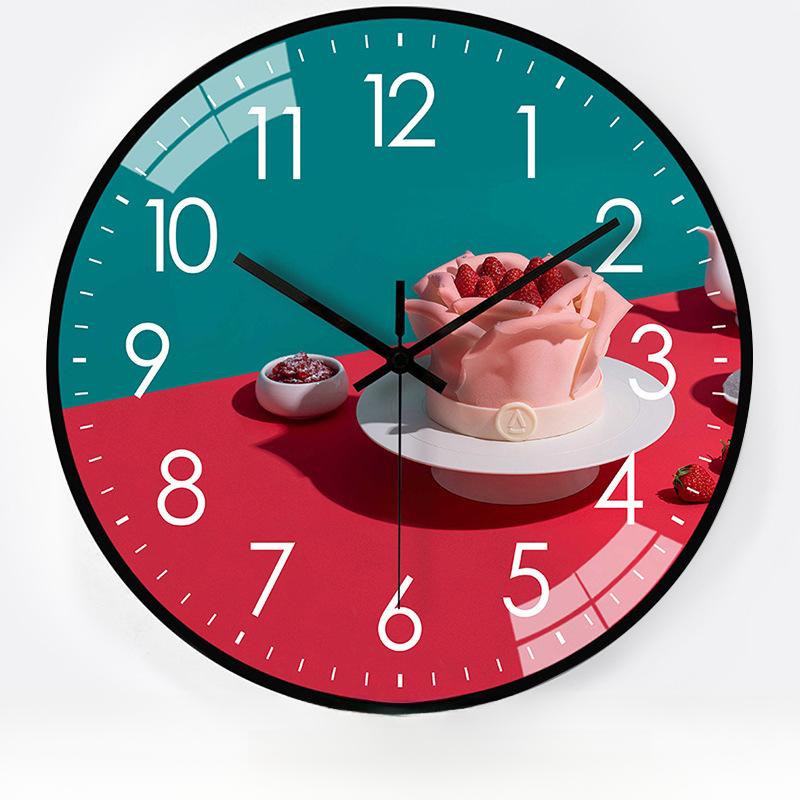 

12-дюймовые 30 см персонализированные часы с автоматической синхронизацией по радиоволнам, тихие настенные часы для дома, гостиной, спальни