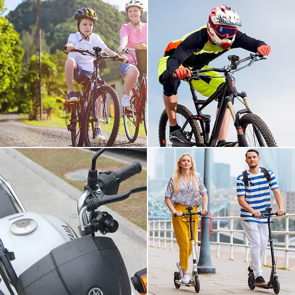 VSYSTO Dashcam 1080P Wide Angle 335 Sensor Remote Control USB Power Supply IP67 Waterproof D5S Bicycle/Motorcycle 150°