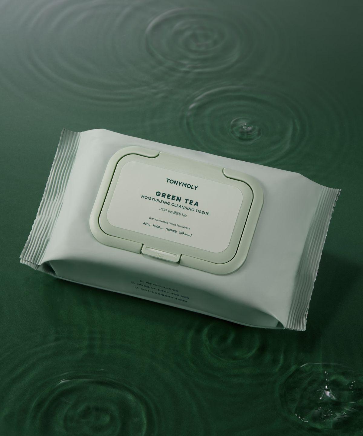 Green Tea Moisturizing Cleansing Tissues 100 Sheets