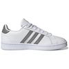 Adidas Neo Grand Court Leather Comfortable Non-Slip Durable Low-Top Tennis Shoes Women Sneakers White FY8931