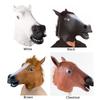 Animal Head Masks: Gorilla, Pig, Leopard, Tiger, Elephant, Fox, Horse, Rooster - Latex Variety