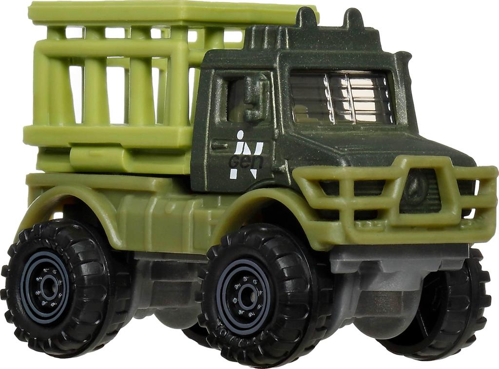 Matchbox Jurassic World Assorted Vehicle 4 Mini Cars and 1 Dinosaur Ages JGL60 5-Pack Toys, Minifigure, 3+, Multi-Purpose,
