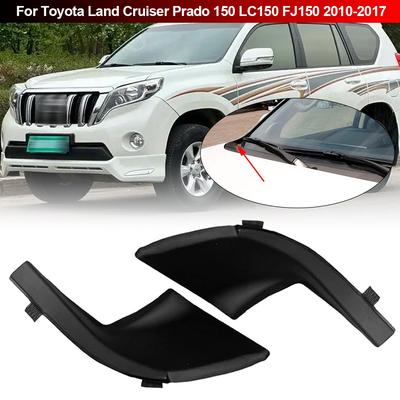 Car Front Side Windshield Cowl Wrap Corner Trim Wiper Trim Cover Lid For Land Cruiser Prado 150 LC150 FJ150 2010-2017