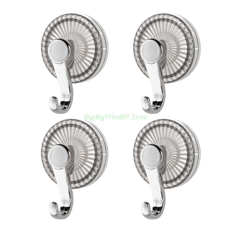 24TE No Residues Suction Cup Hooks Practical Waterproof Wall Mounts For Bathroom Kitchen Towel Robe Hanging Solution