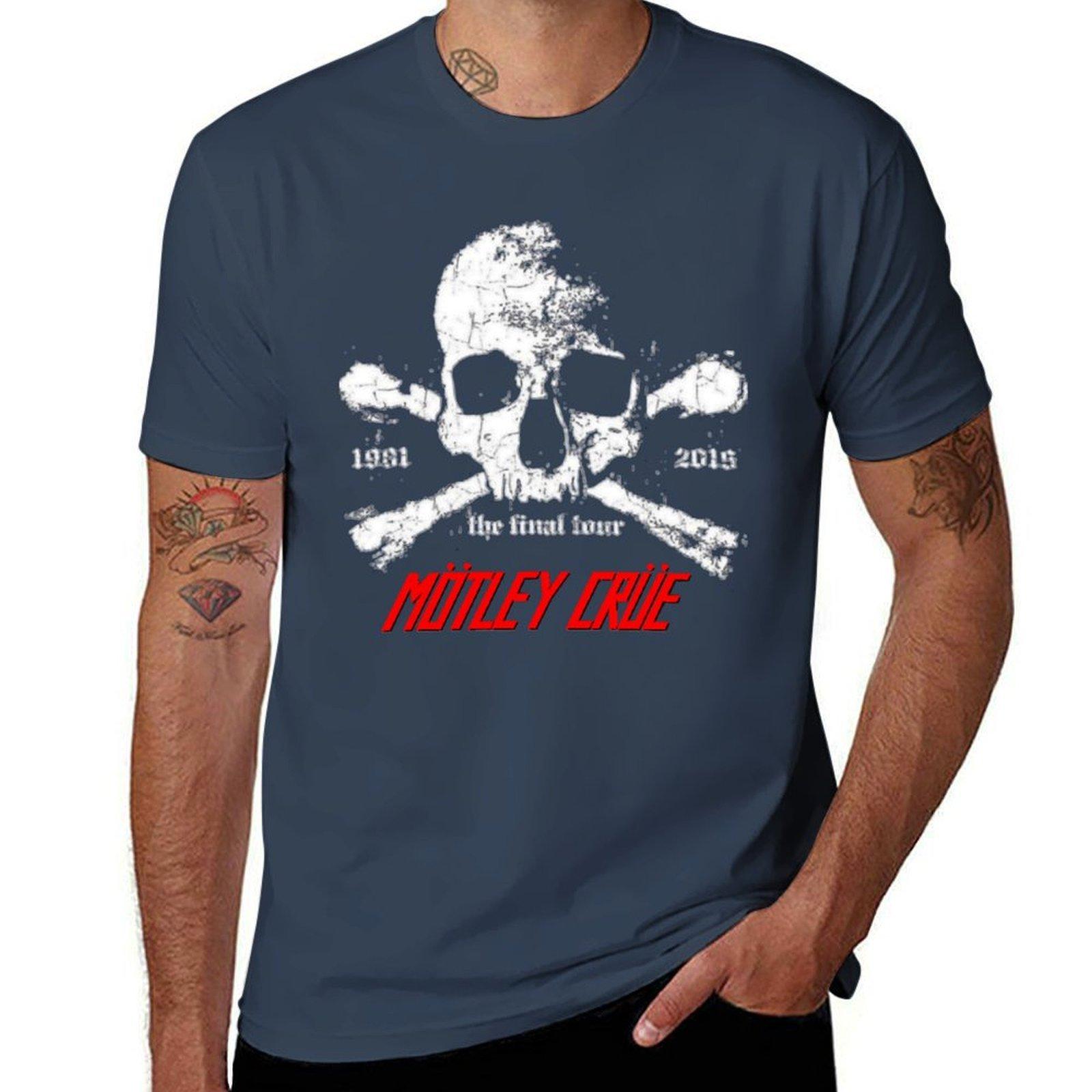 Skull Crue Tshirt Plus Size Basic Short Sleeve Top S