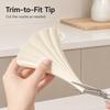 2PCS Foldable Kitchen Funnel with Support Stand TPE Mini Wide Mouth Funnel for Liquid Oil Powder Filling Bottles Home Storage