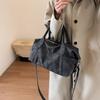 Women's Retro Frosted Crossbody Bag Handbag Large Capacity Casual Versatile Commuting Bag Shoulder Bag Multi-functional Tote Bag For Outdoor Commuting