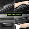 Comfortable PU Leather Car Knee Pad Cushion for Car Interior Pillow Elastic Cushion Memory Foam Auto Car Accessories