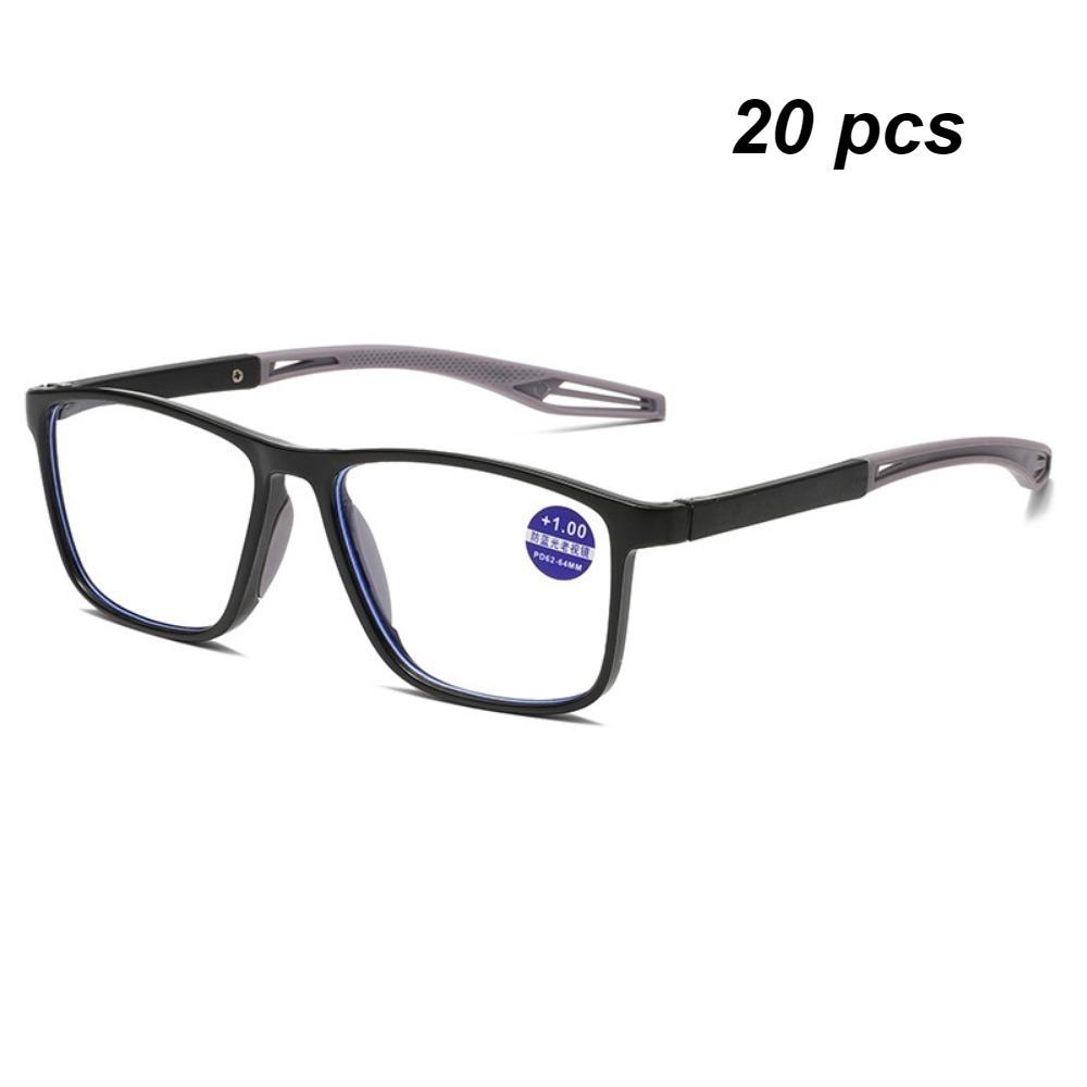 TR90 Sport Reading Glasses Men Ultralight Anti Blue Light Presbyopia Eyeglasses Men's Hyperopia Optical Eyewear Diopters