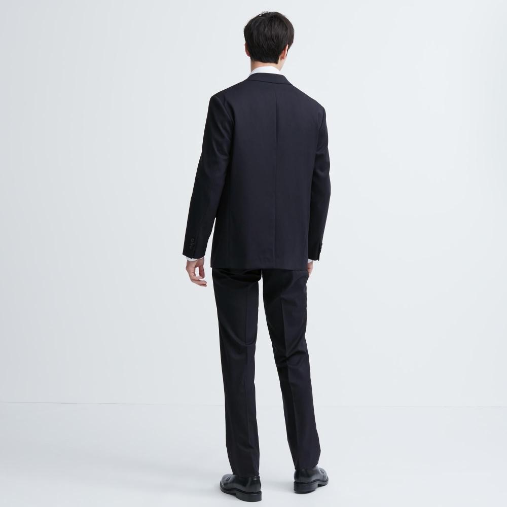 Uniqlo Japan Stretch Wool Jacket  Can Be Set Up 