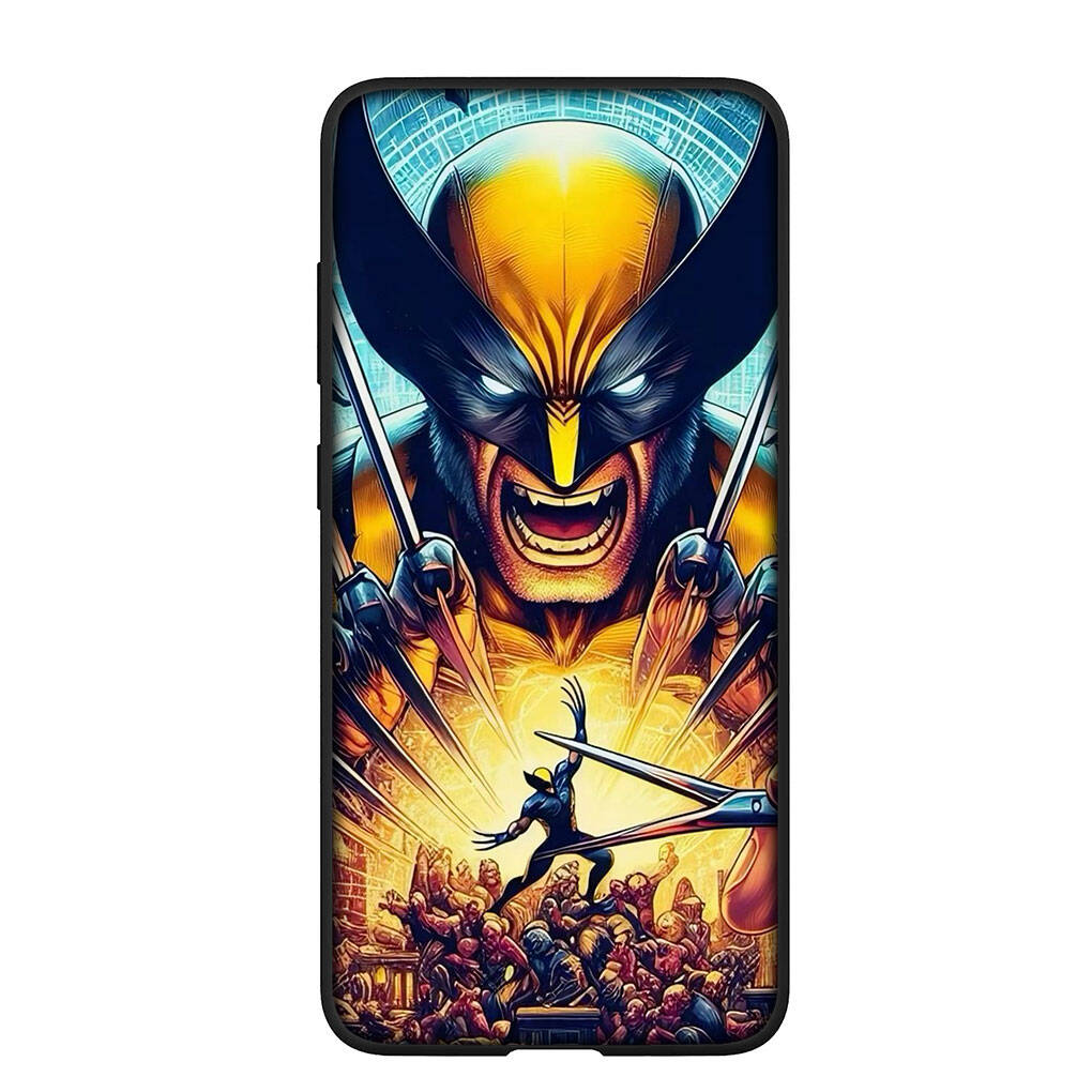 Case for Samsung Galaxy S25 S23 S22 S24 Ultra FE A05 A06 A15 A16 A36 A37 A35 A54 A55 A56 A57 A25 A26 A53 A17 Superhero Deadpool Comics Wolverine Cover