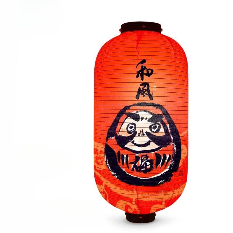 Korean style Restaurant Lanterns Outdoor Waterproof Fabric Hand-written Japanese Food Illustrations Izakaya Advertising Decorate