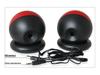 Jiteng JT015 Mini USB Lautsprecher E-06 - Kleiner Computerlautsprecher mit Magic Ball Design
