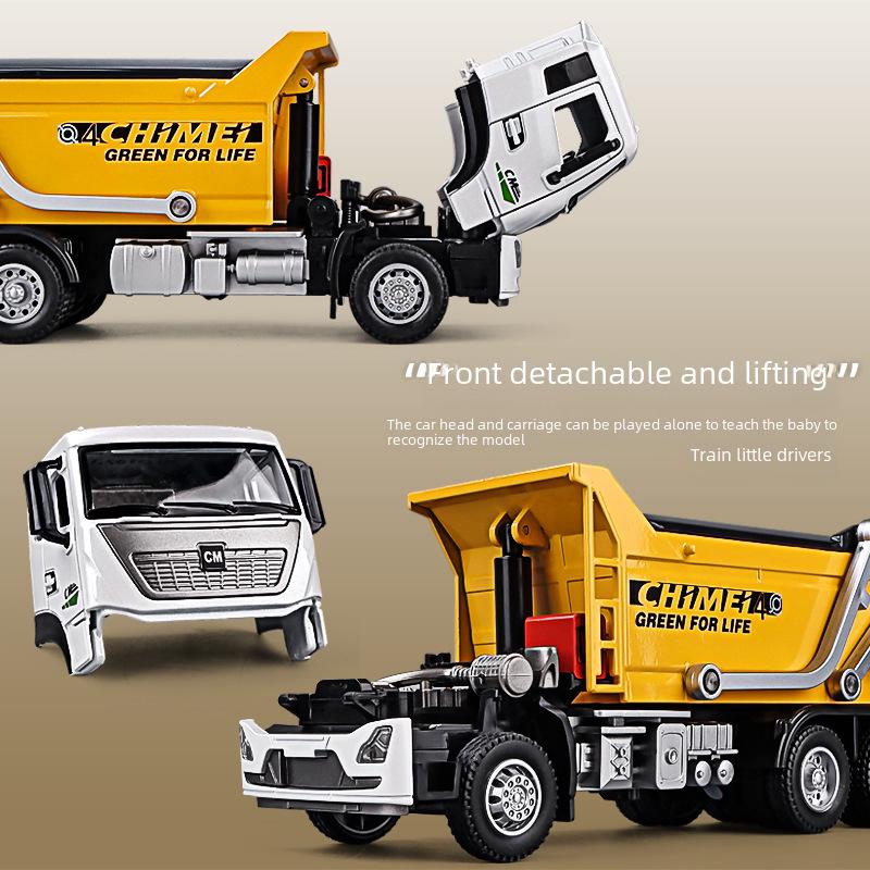Large Alloy Dump Truck Model Toy for Kids